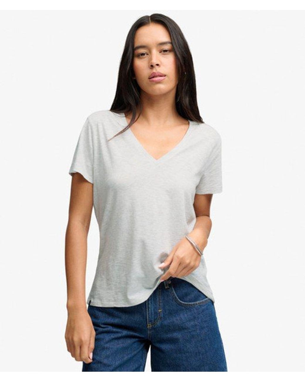 Superdry Brown & Co Studios Slub Embroidered T-shirt
