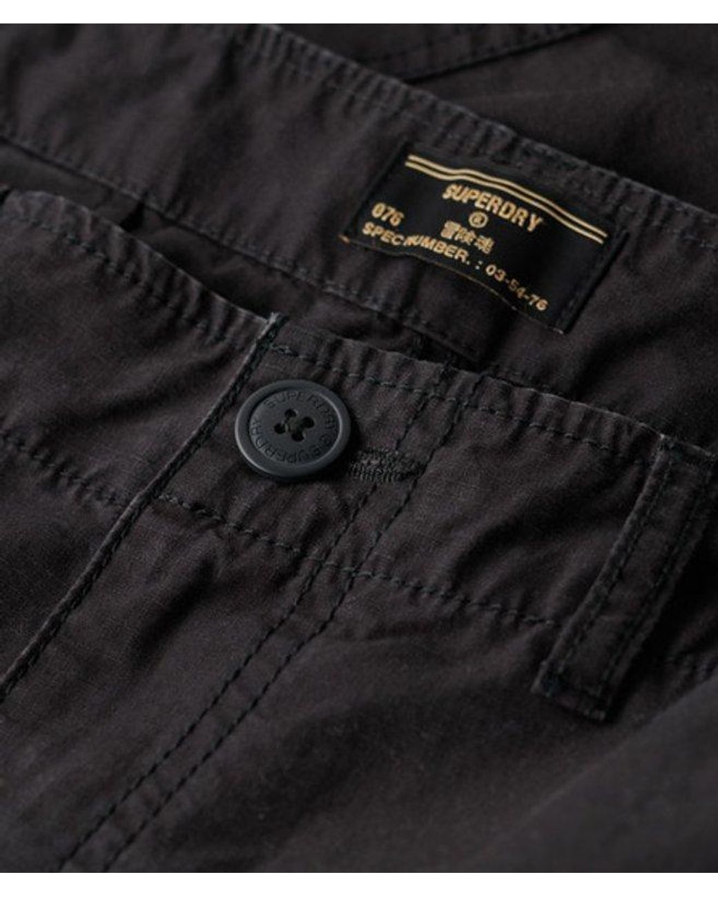 Superdry & Co Parachute Cargoshort in het White voor heren