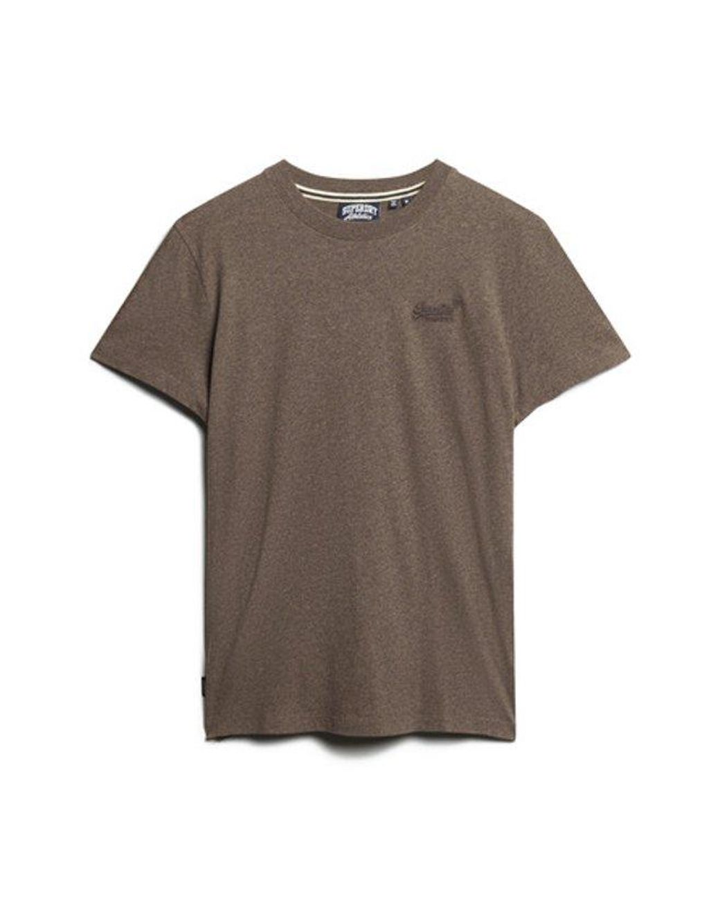 Superdry Brown & Co Essential Logo T-shirt for men