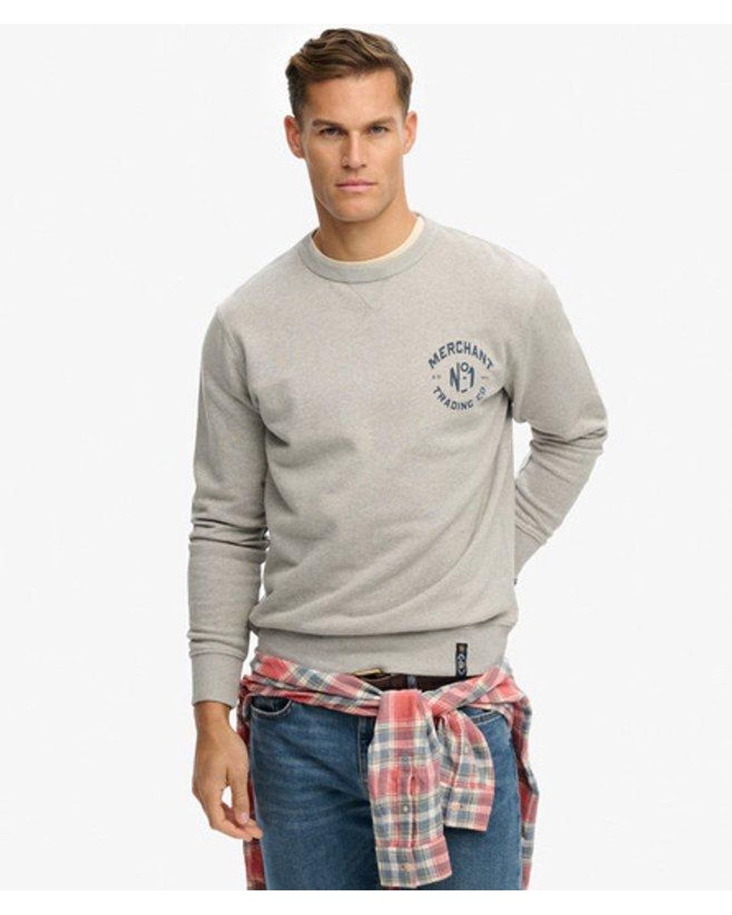 Superdry Gray & Co The Merchant Store- Graphic Sweatshirt for men