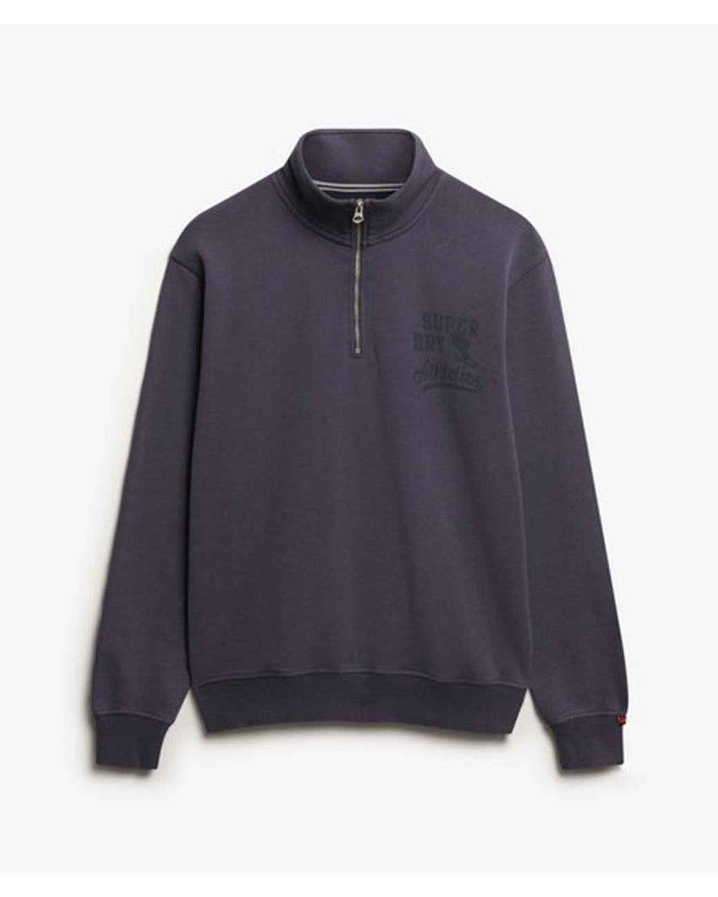 Superdry Blue & Co Athletic Essentials Half Zip Sweatshirt for men