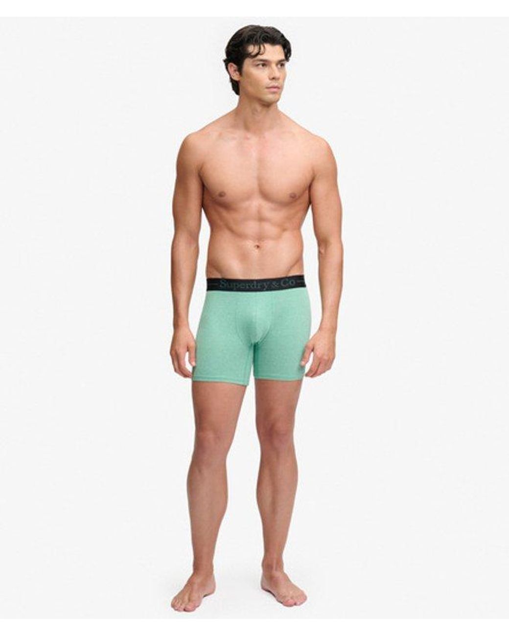 Superdry Green Co Boxer Triple Pack for men