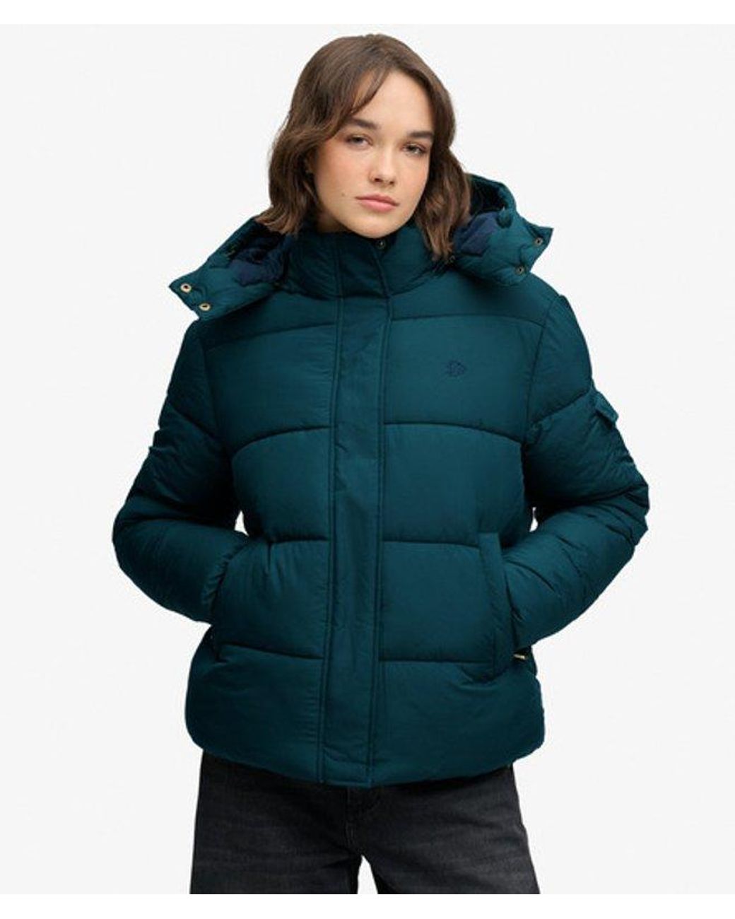 Superdry Premium Ripstop Pufferjas in het Blue
