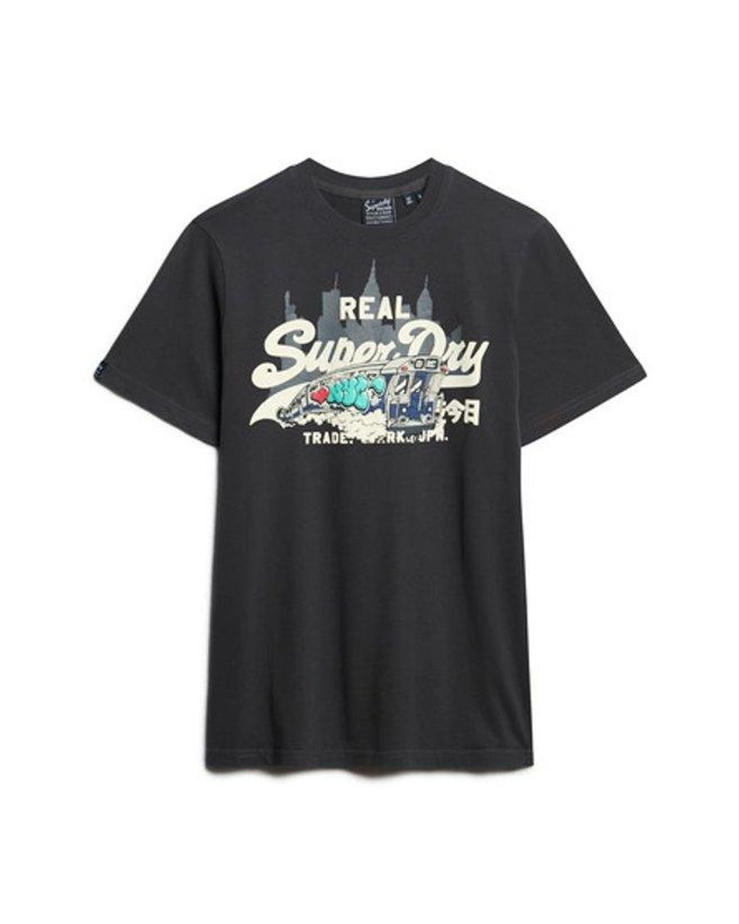 Superdry Gray & Co New York Graphic T-shirt for men