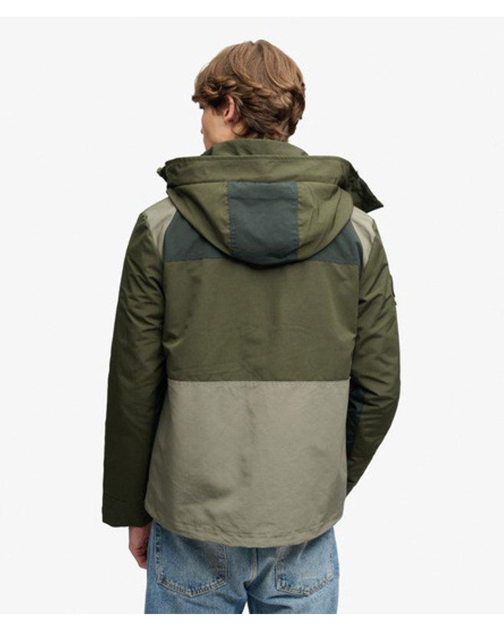 Superdry Green & Co Colour Block Ultimate Windbreaker for men