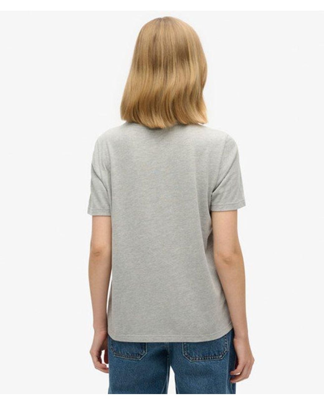 Superdry Gray & Co Vintage Logo Pop Entry T-shirt