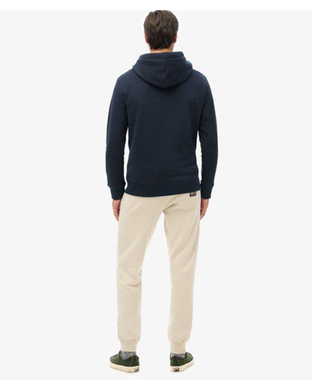 Superdry Blue Essential Logo Joggers for men