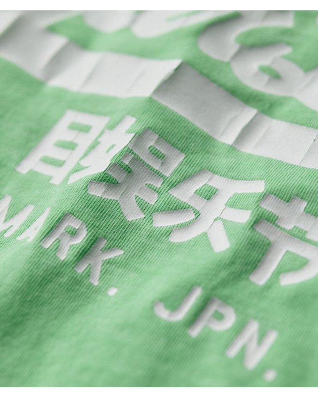 Superdry Green & Co Neon Graphic Fitted T-shirt