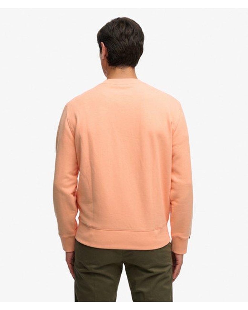 Superdry Green Essential Logo Crew Sweatshirt for men