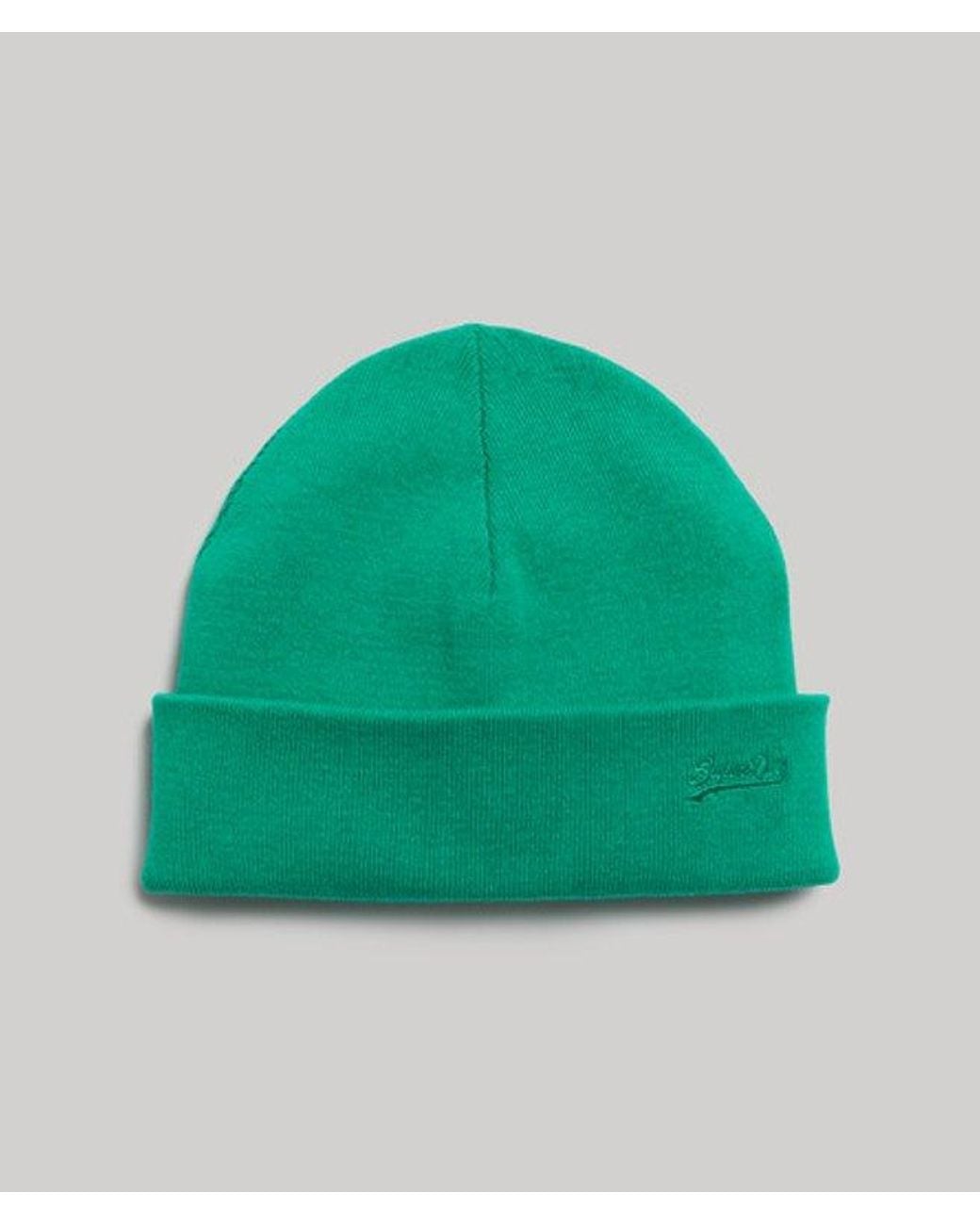 Superdry Green & Co Vintage Logo Beanie for men