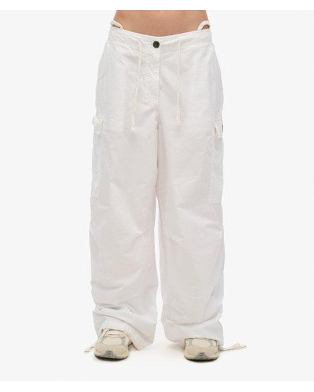 Superdry White & Co baggy Parachute Pants