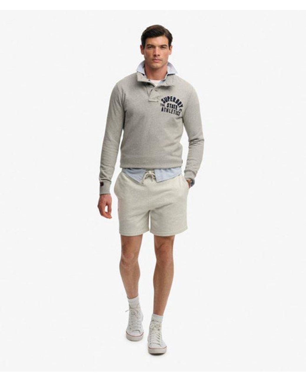 Superdry Gray & Co Essential Logo Classic Shorts for men