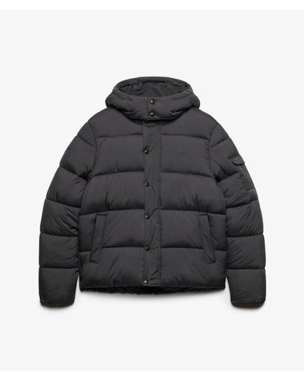 Superdry Black & Co Premium Ripstop Puffer Jacket for men