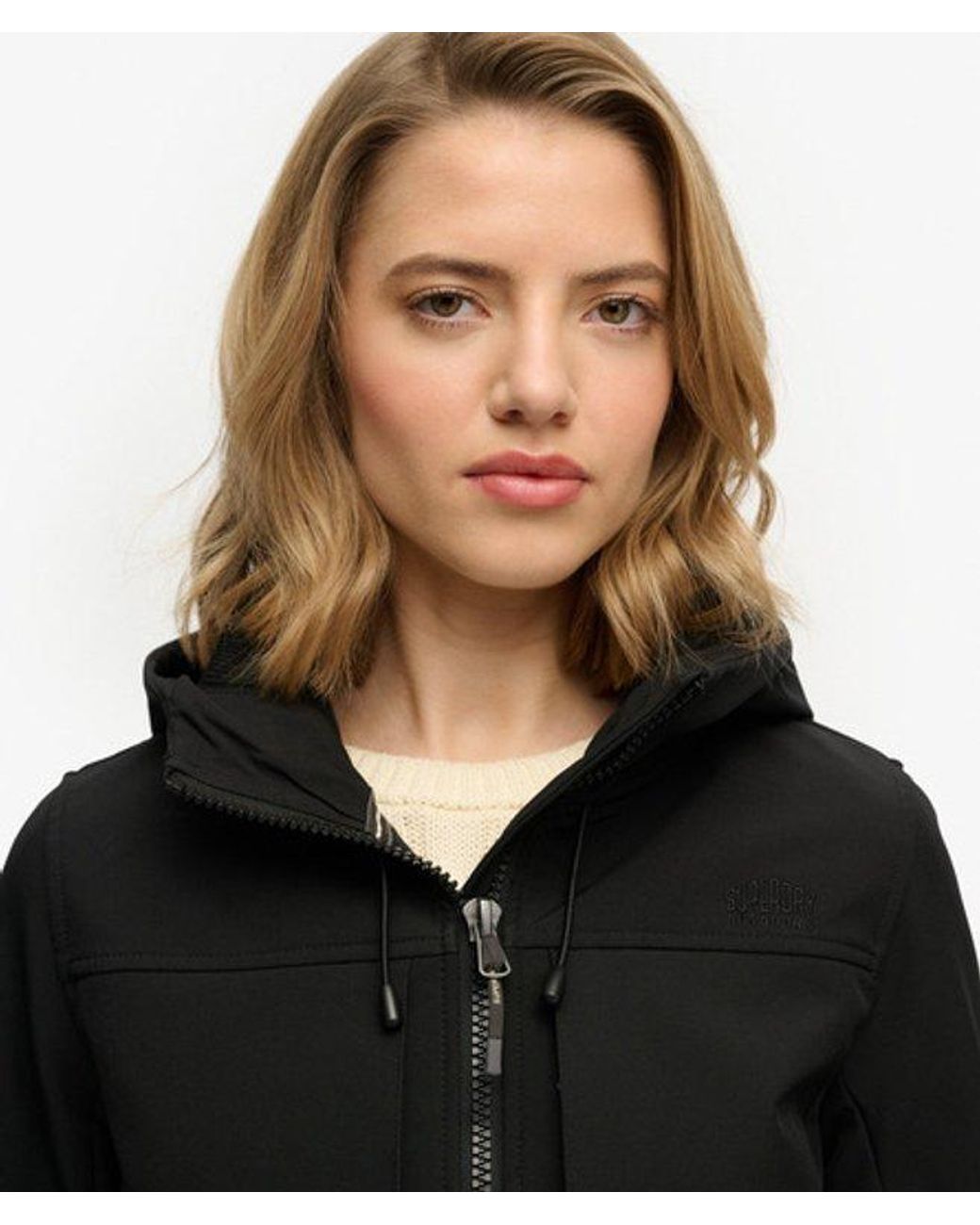 Superdry Black Hooded Classic Trekker Jacket