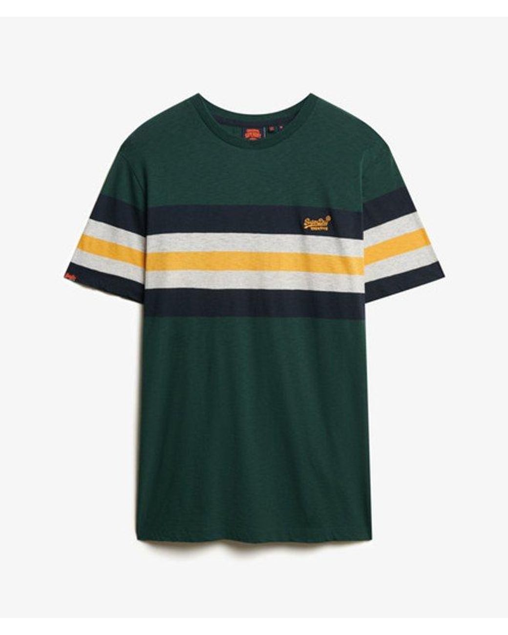 Superdry Green & Co Essentials Stripe T-shirt for men
