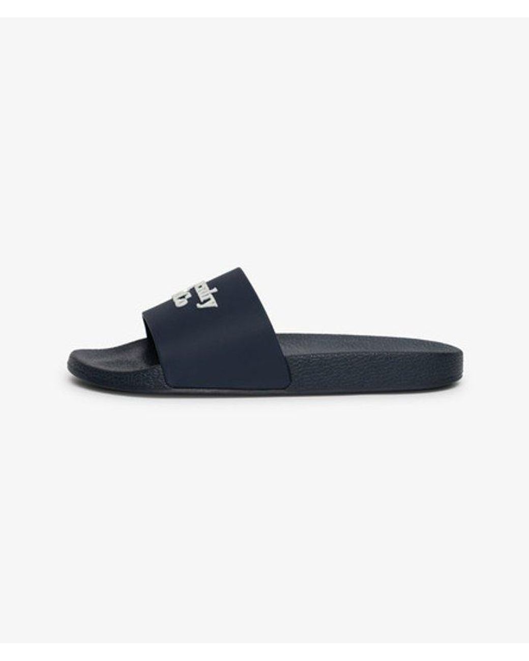 Superdry Blue & Co Pool Sliders