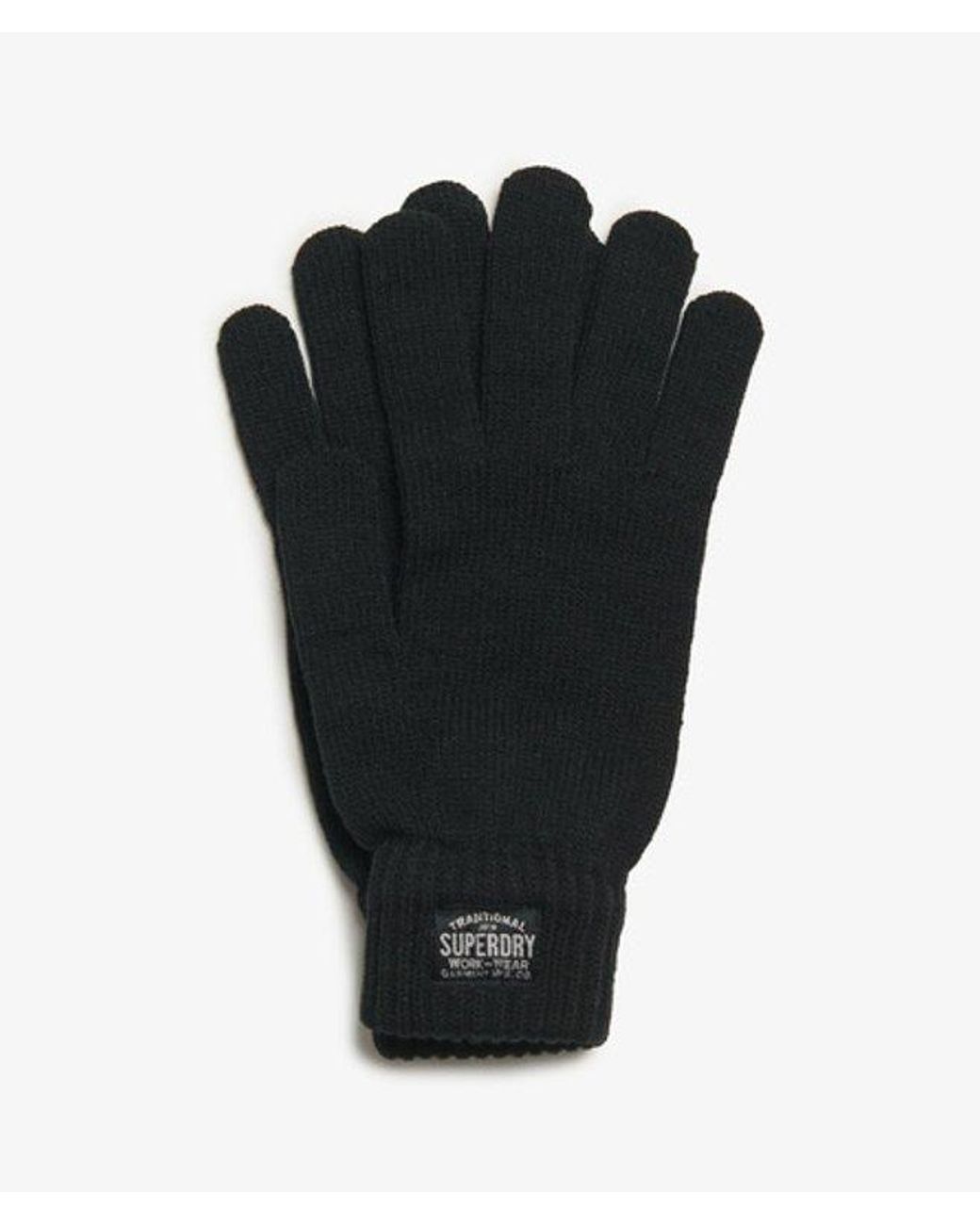 Superdry Black & Co Classic Knitted Gloves