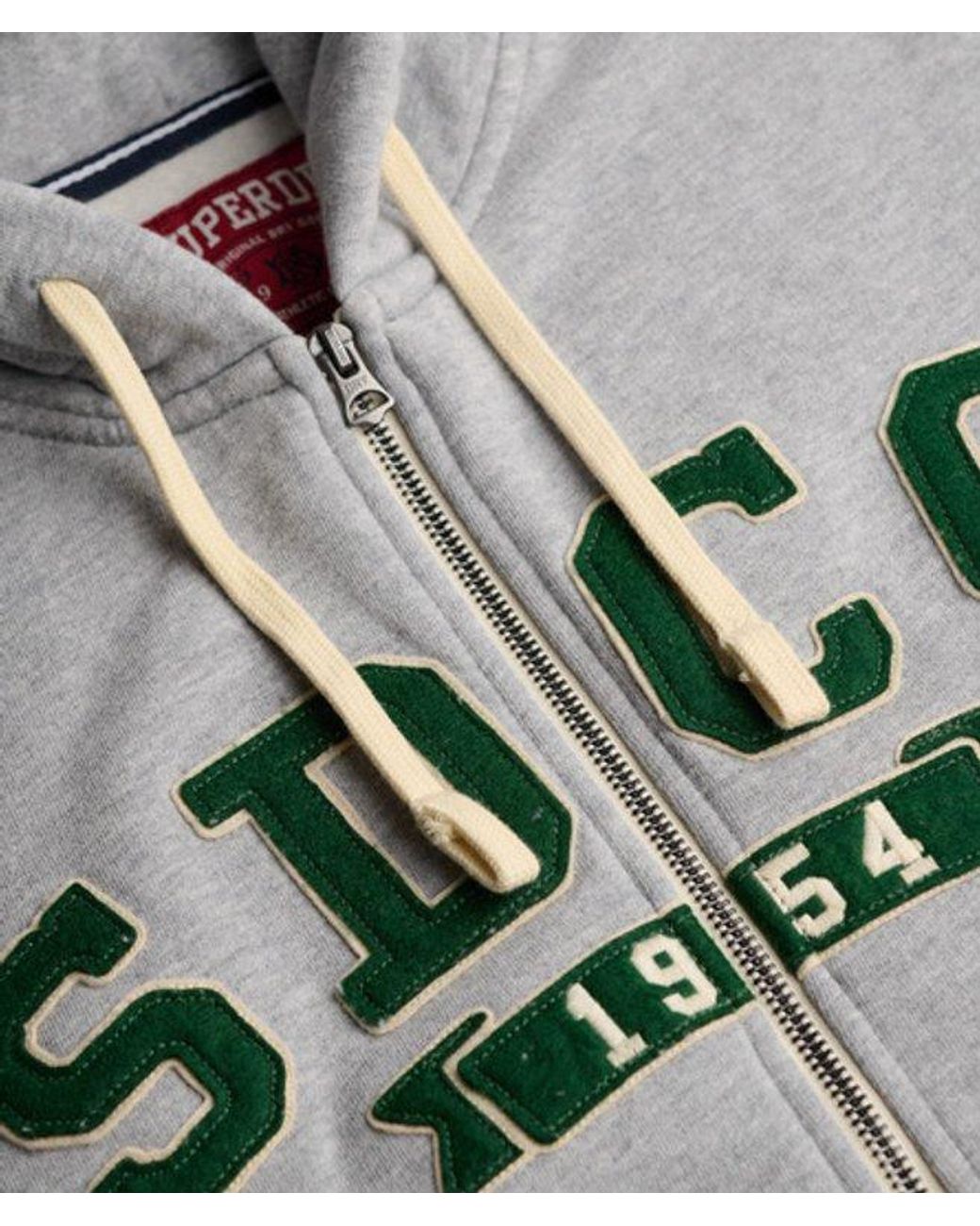 Superdry Gray & Co . Zip Through Hoodie for men