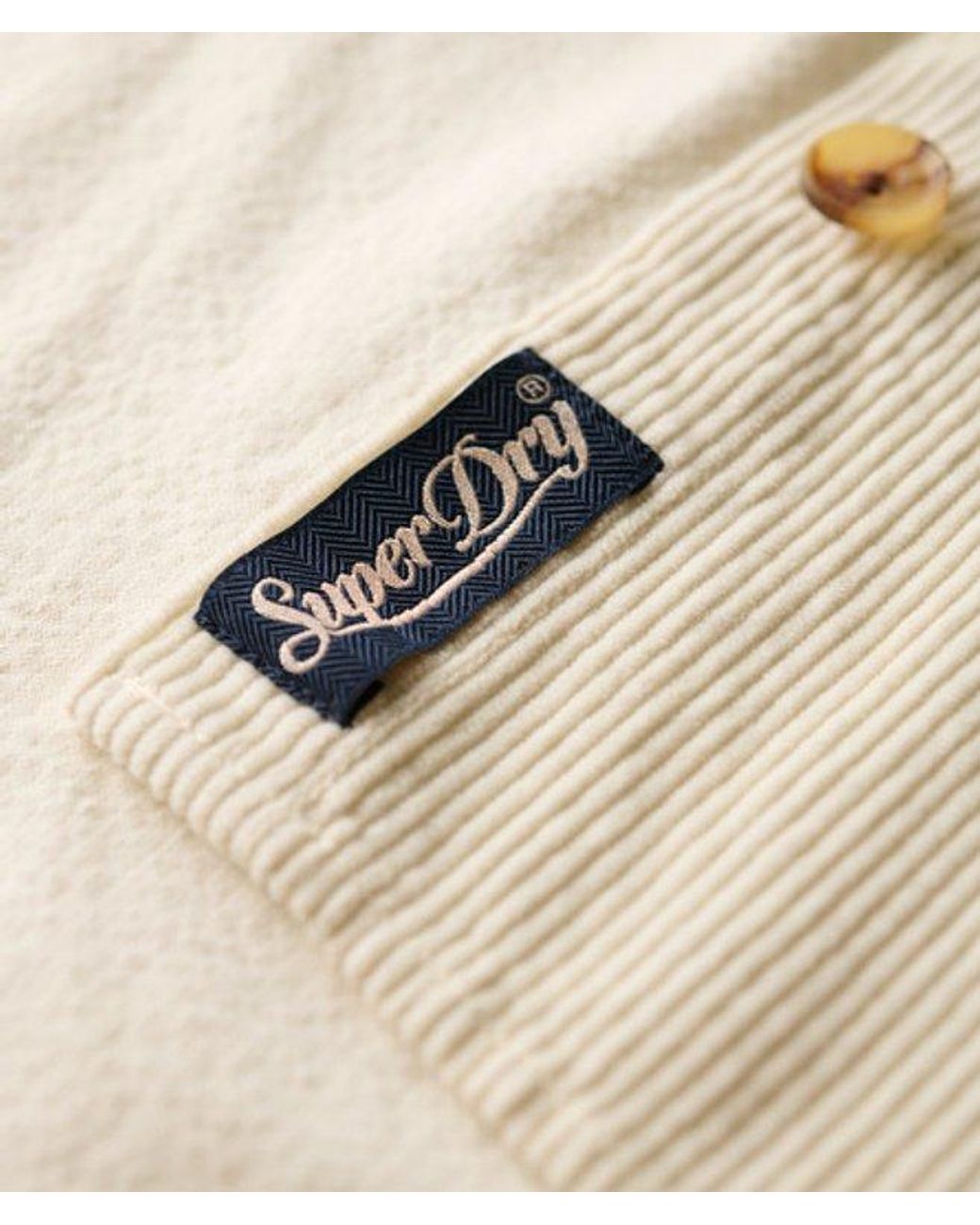 Superdry Natural Chunky Cord Overshirt