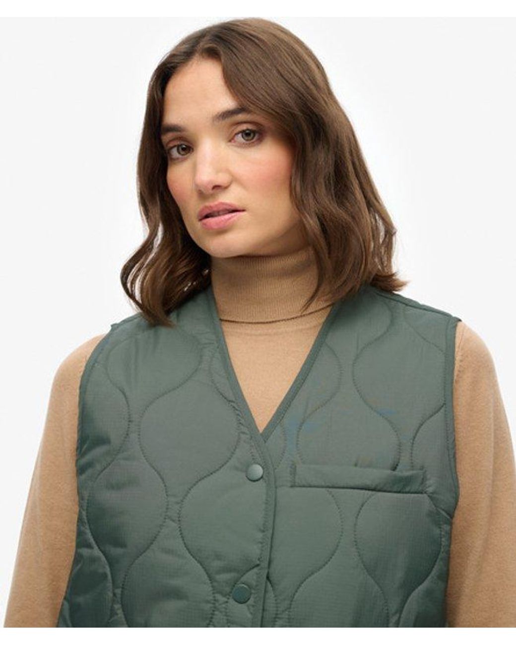 Superdry Green & Co Quilted Lite Liner Gilet