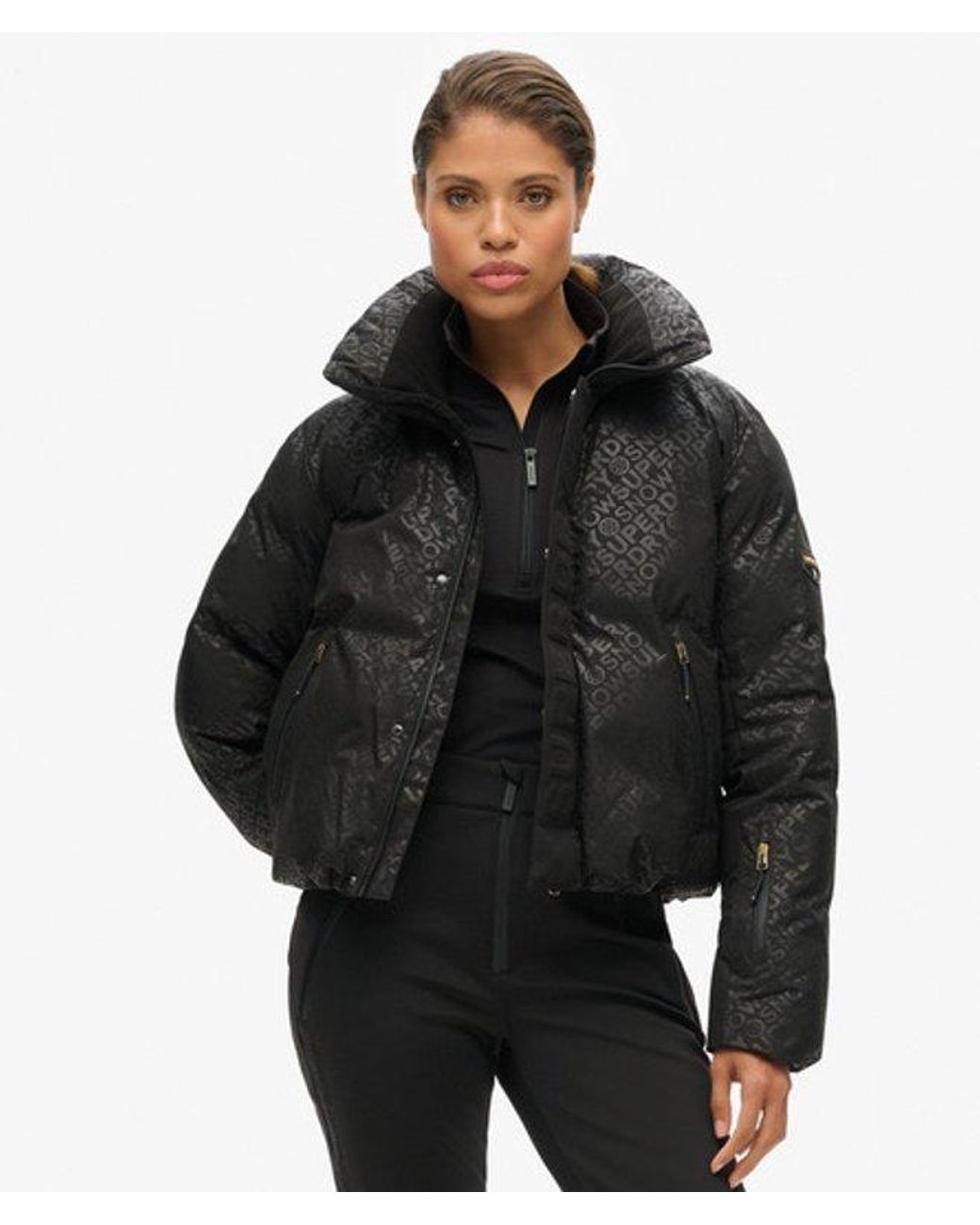 Superdry Black & Co Ski Slalom Puffer Jacket