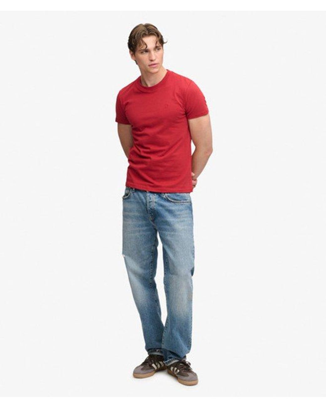 Superdry Red & Co Logo Embroide for men