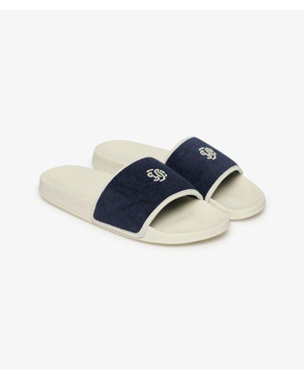 Superdry Blue & Co Towelling Pool Sliders