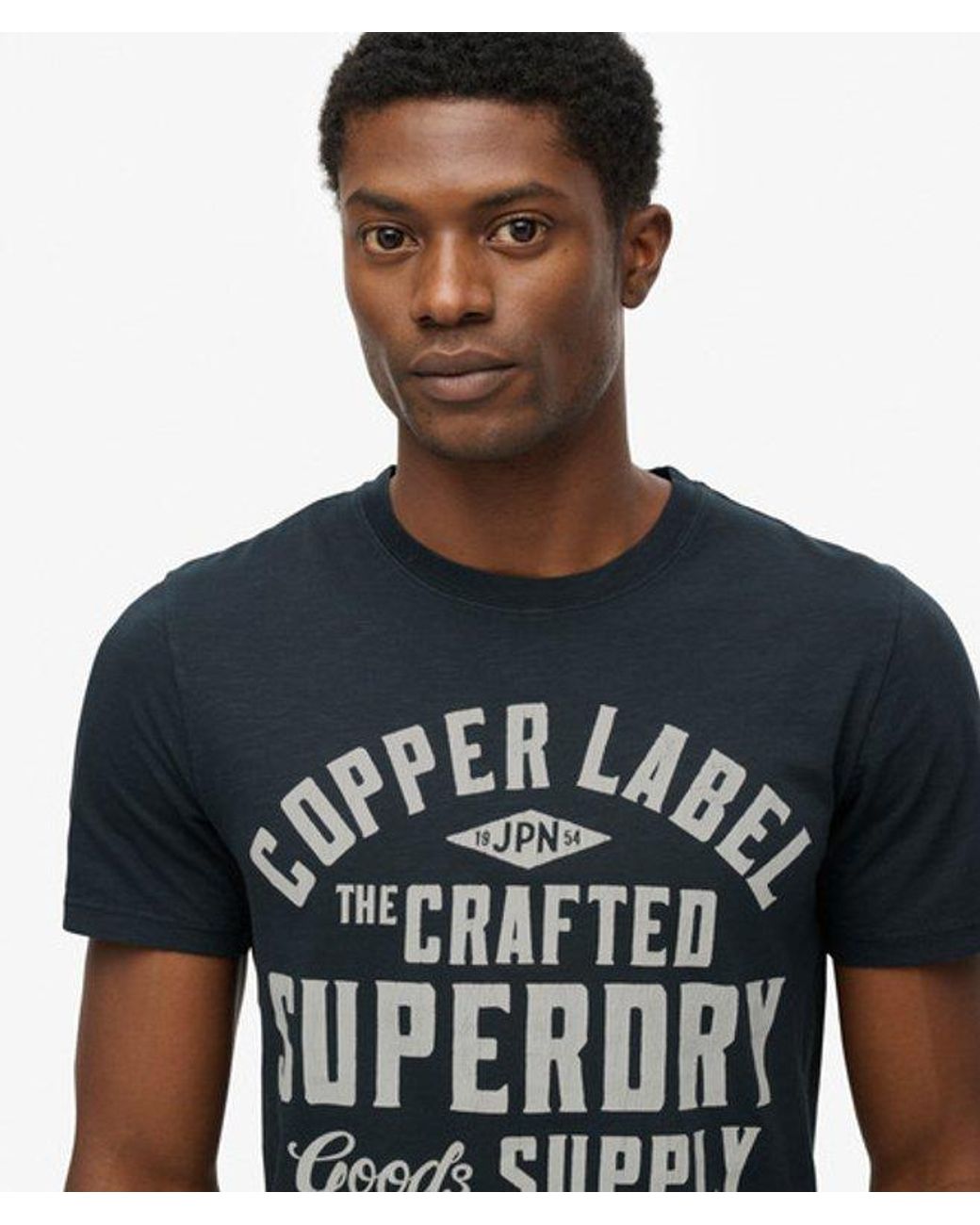 Superdry Blue & Co Copper Label Relaxed T-shirt for men