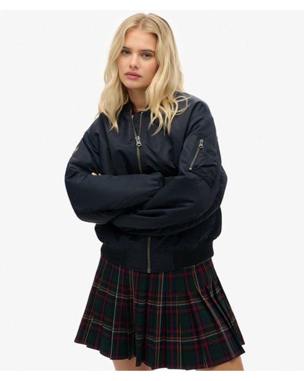 Superdry Blue & Co Ma1 Bomber Jacket