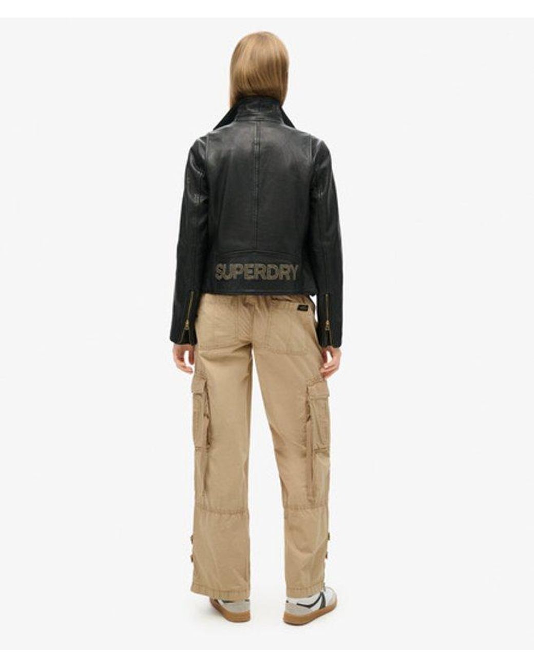 Superdry White & Co Vintage Low Rise Elastic Cargo Pants