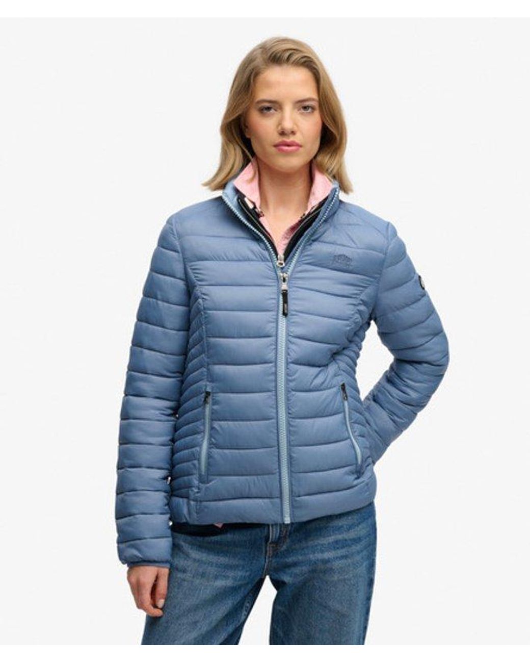 Superdry Blue Fuji Lite Padded Jacket