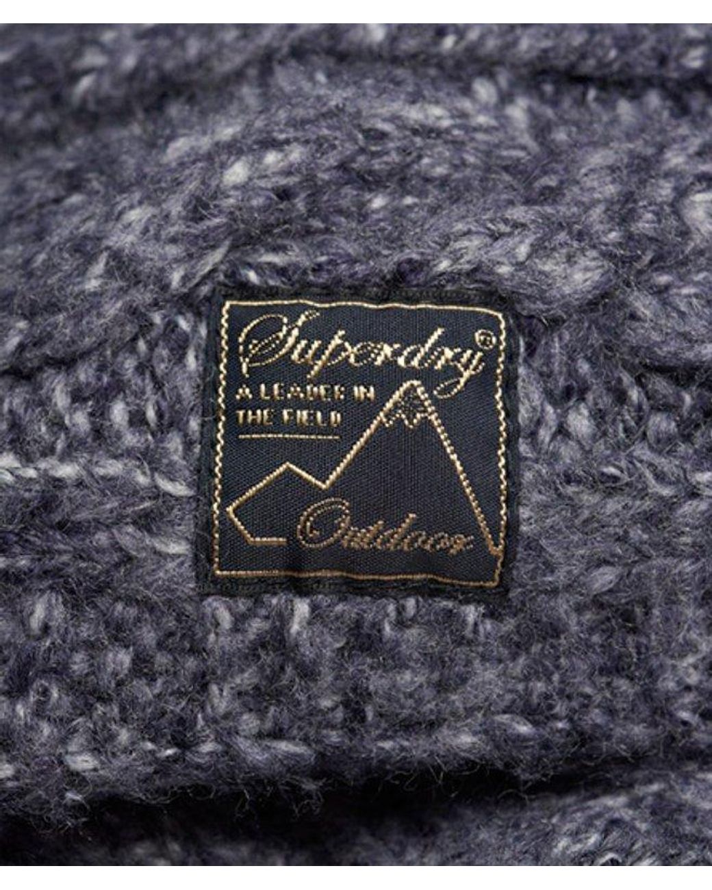 Superdry Multicolor & Co Tweed Cable Snood