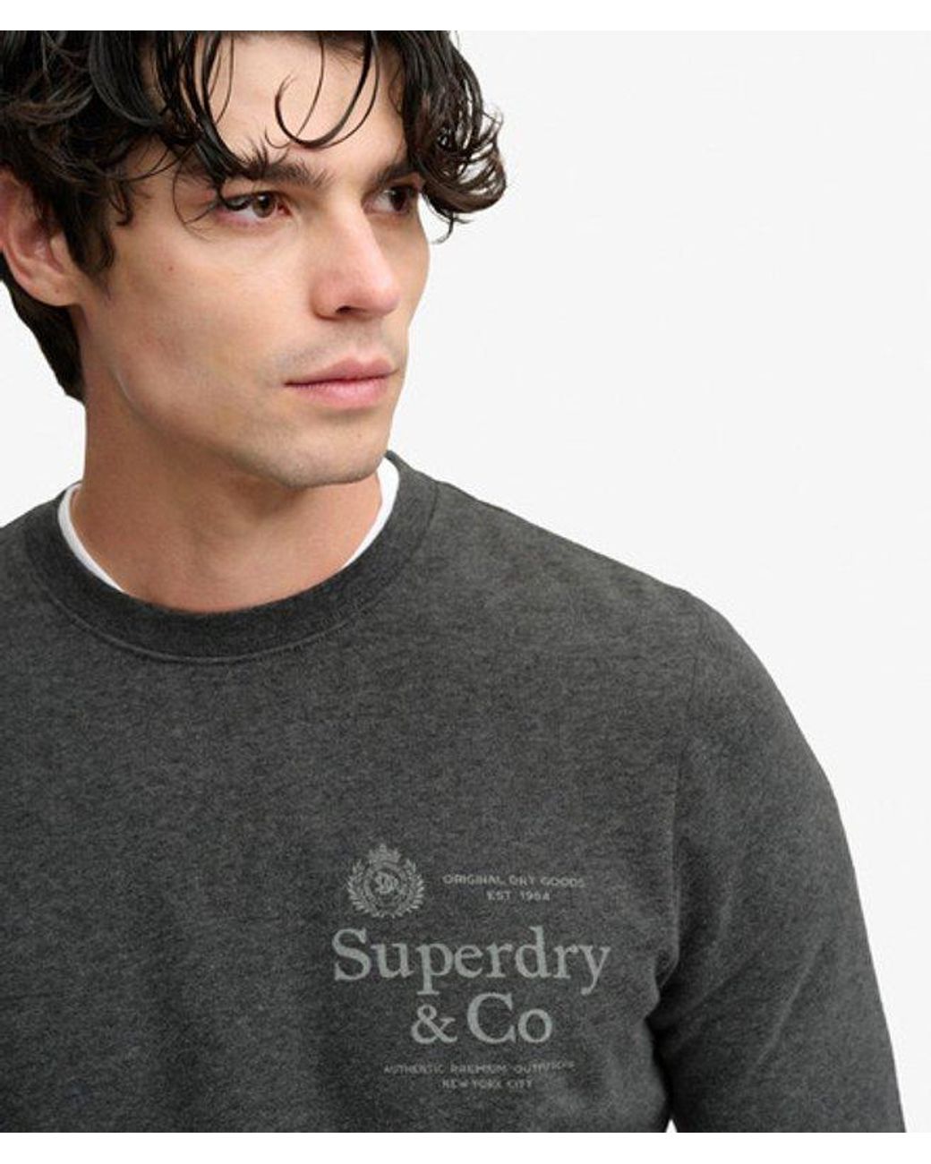 Superdry Gray & Co 1954 Company Relaxed Sweatshirt for men