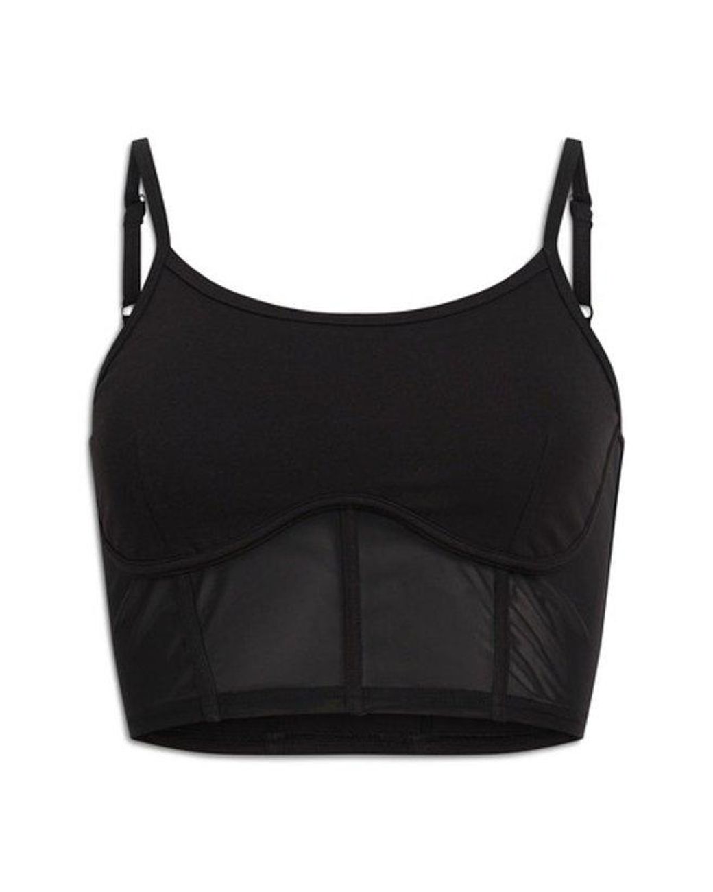 Superdry Black & Co Sport Tech Corset Top