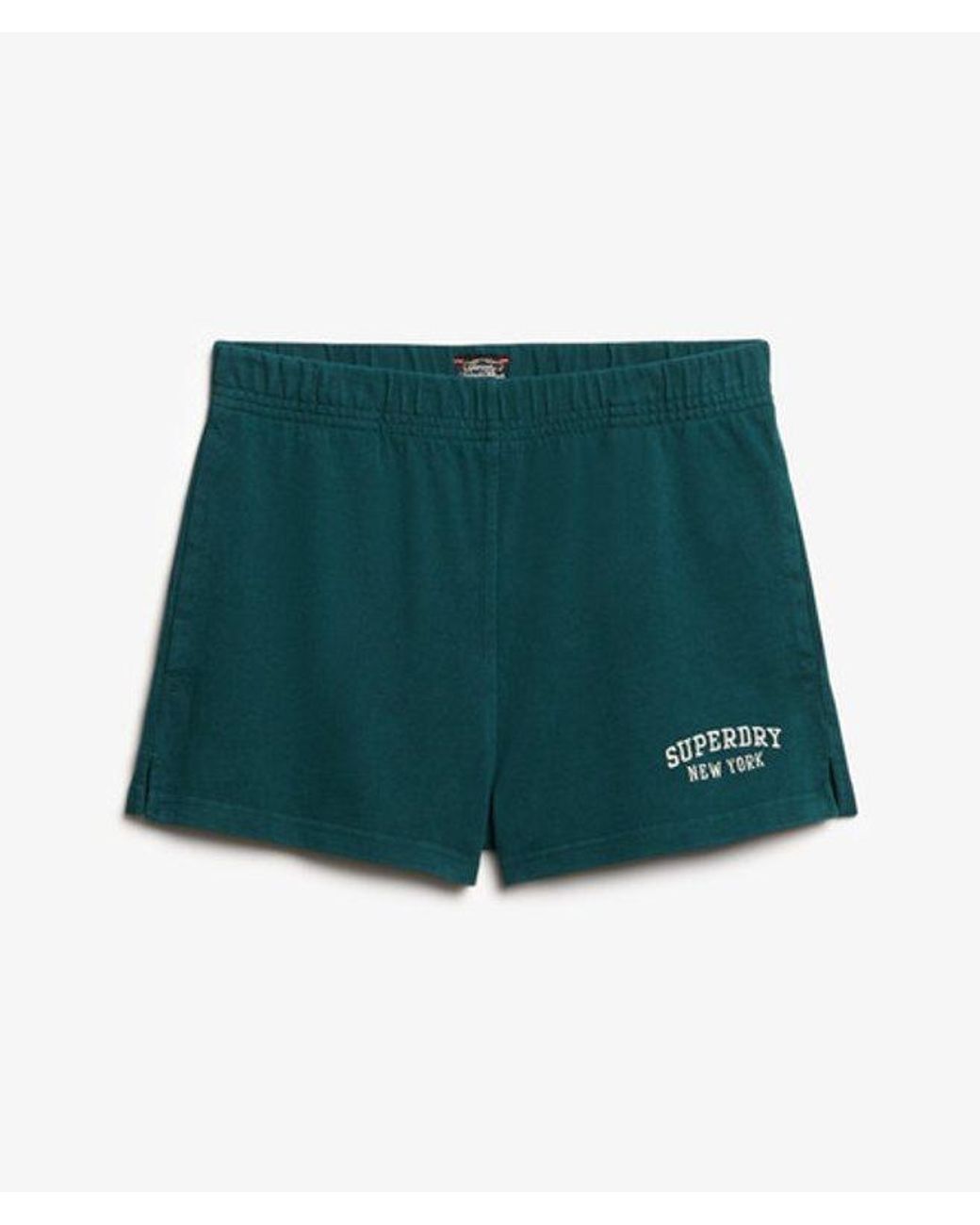 Superdry Green Athletic Essentials Graphic Shorts