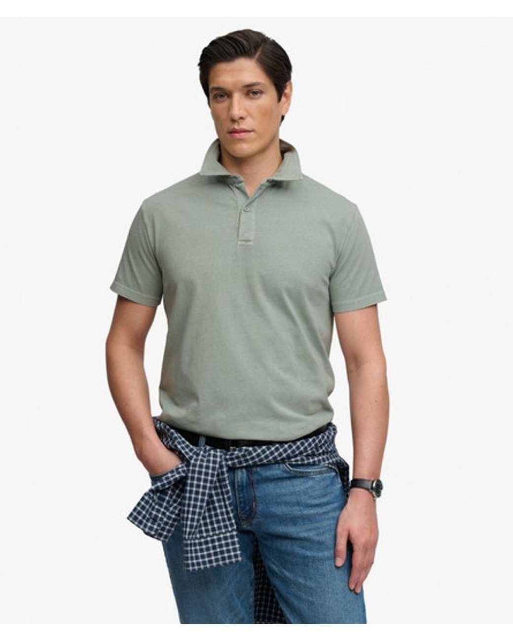 Superdry Gray & Co Essential Jersey Polo Shirt for men