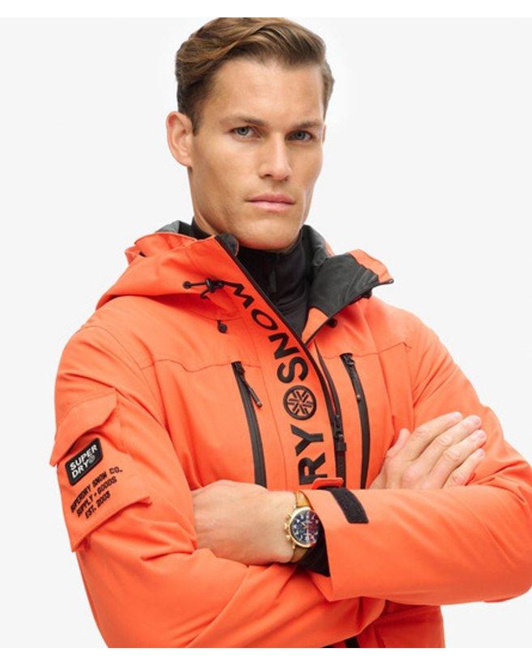 Superdry Orange & Co Ski Ultimate Rescue Jacket for men