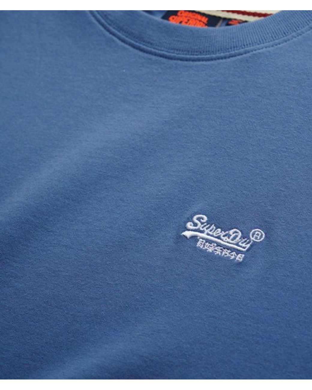 Superdry Blue & Co Organic Cotton Essential Logo T-shirt for men