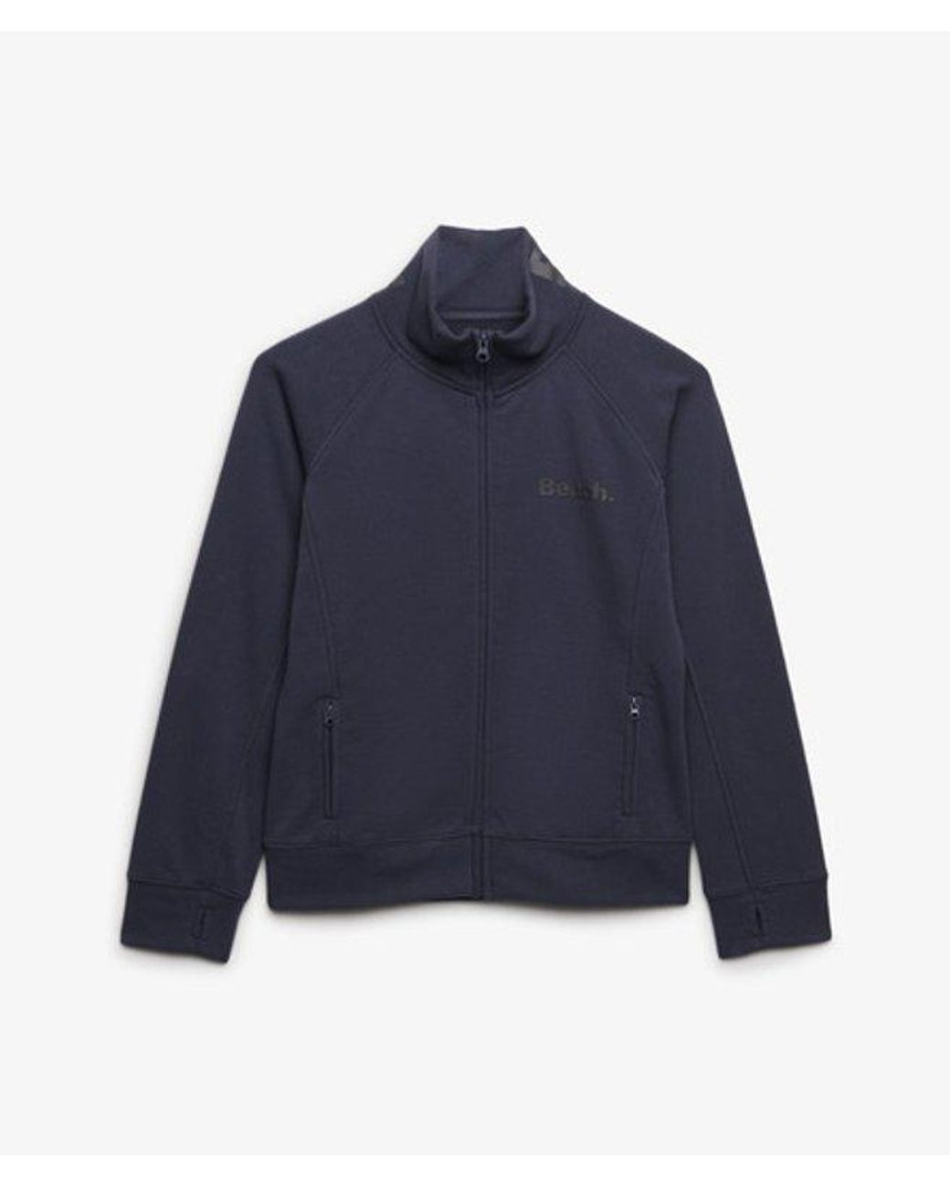 Superdry Blue Bench X & Co Bench High Neck Sweat Track Top