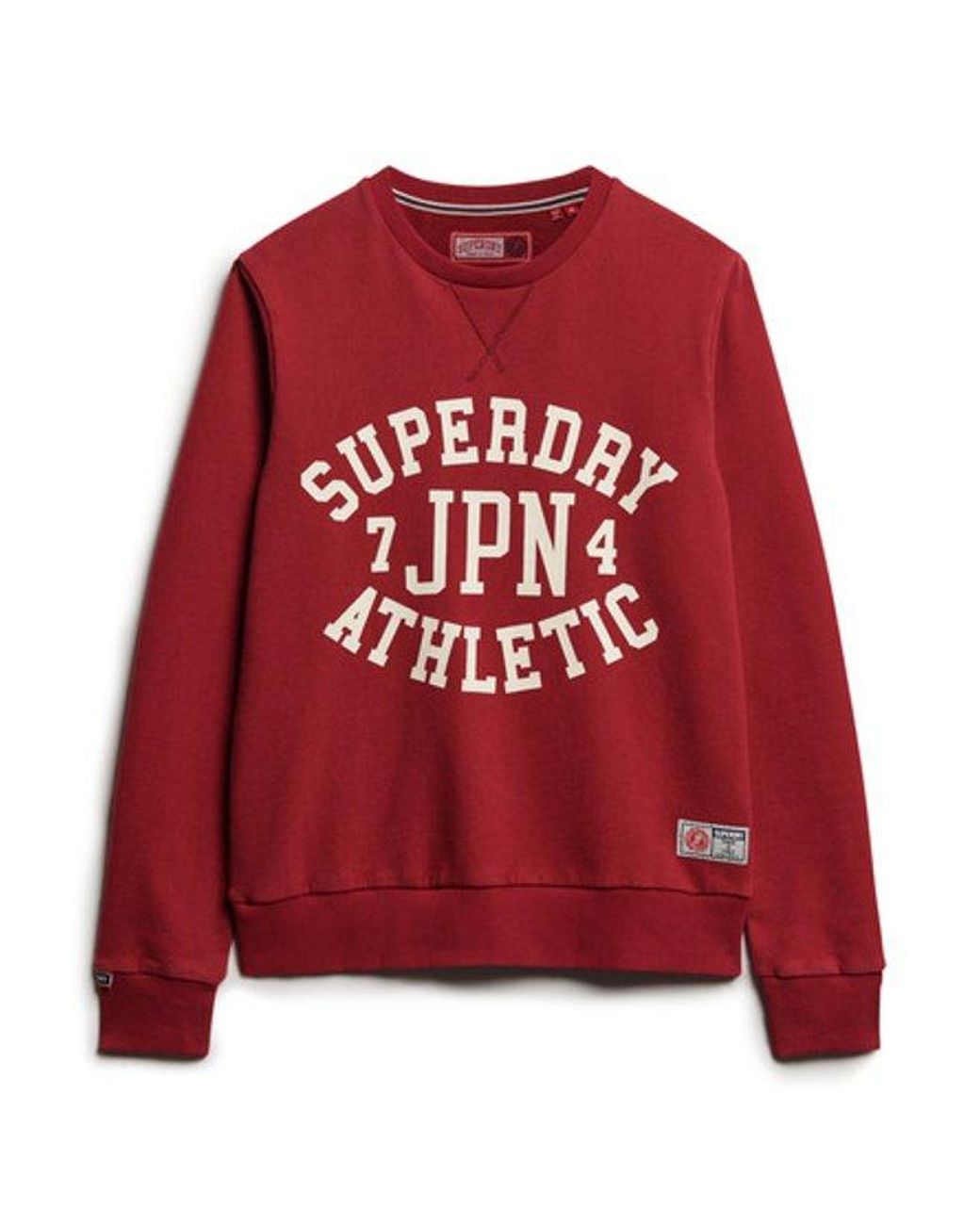 Superdry Red & Co Athletic Printed Sweatshirt for men