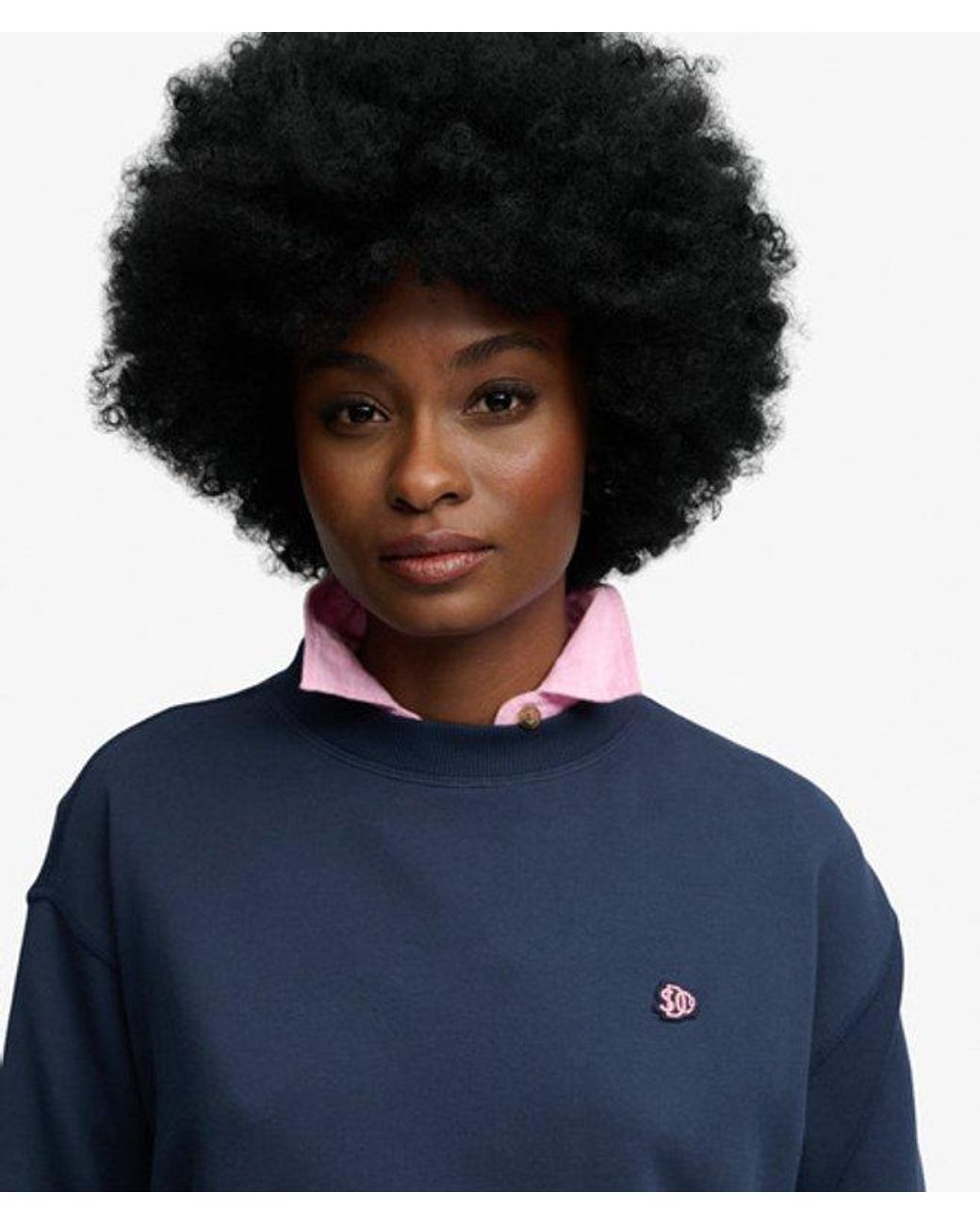 Superdry Blue & Co Essential Heritage Crew Sweatshirt