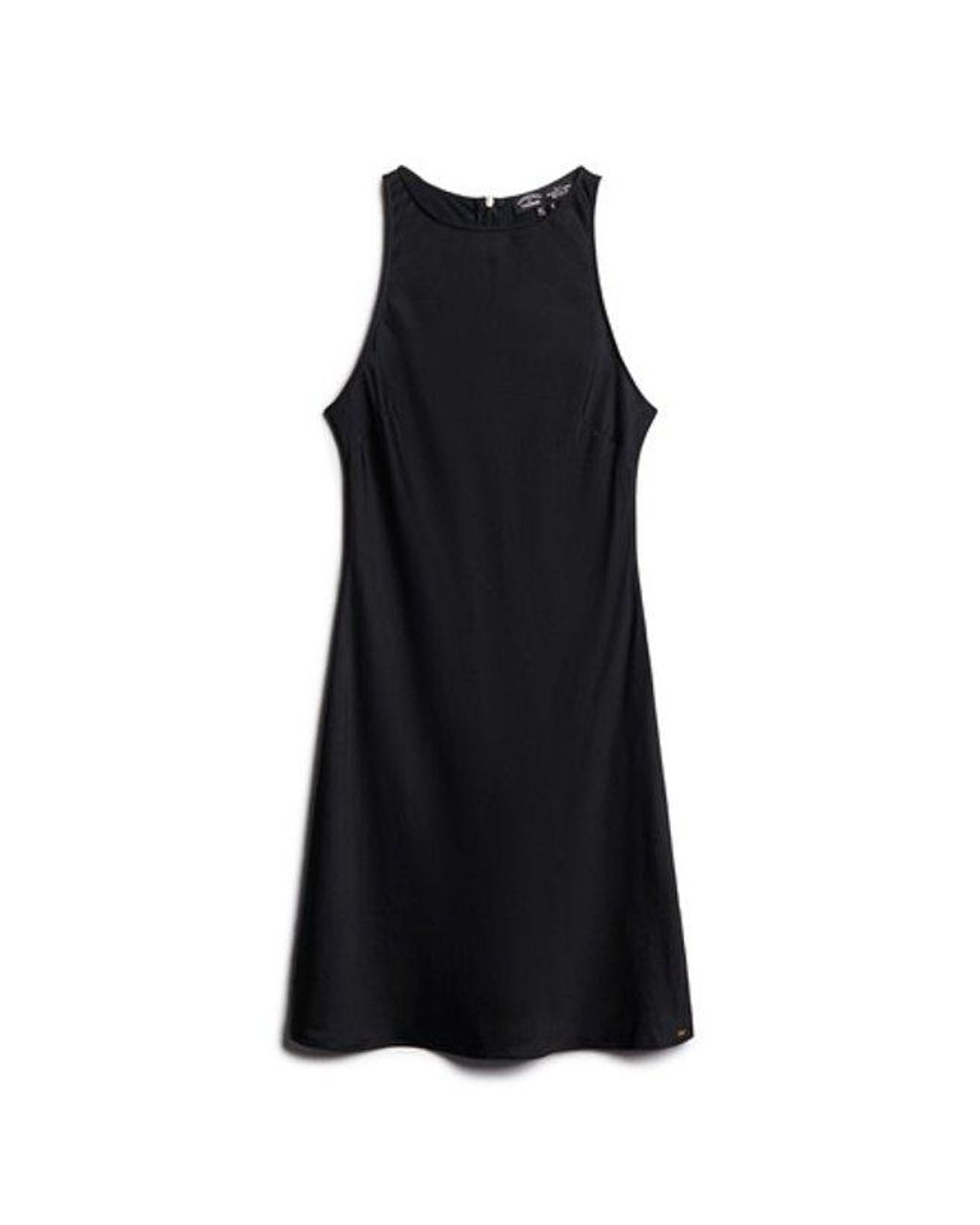 Superdry Black & Co Ladies Satin Racer Mini Dress