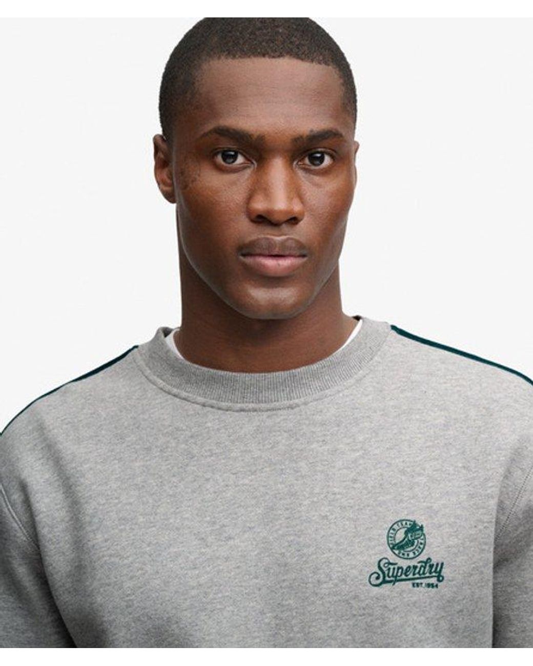 Superdry Gray & Co Athletic Club Graphic Sweatshirt for men