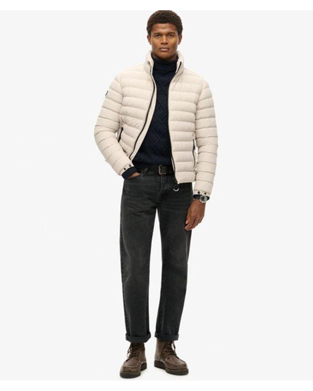 Superdry Natural & Co Fuji Printed Padded Jacket for men
