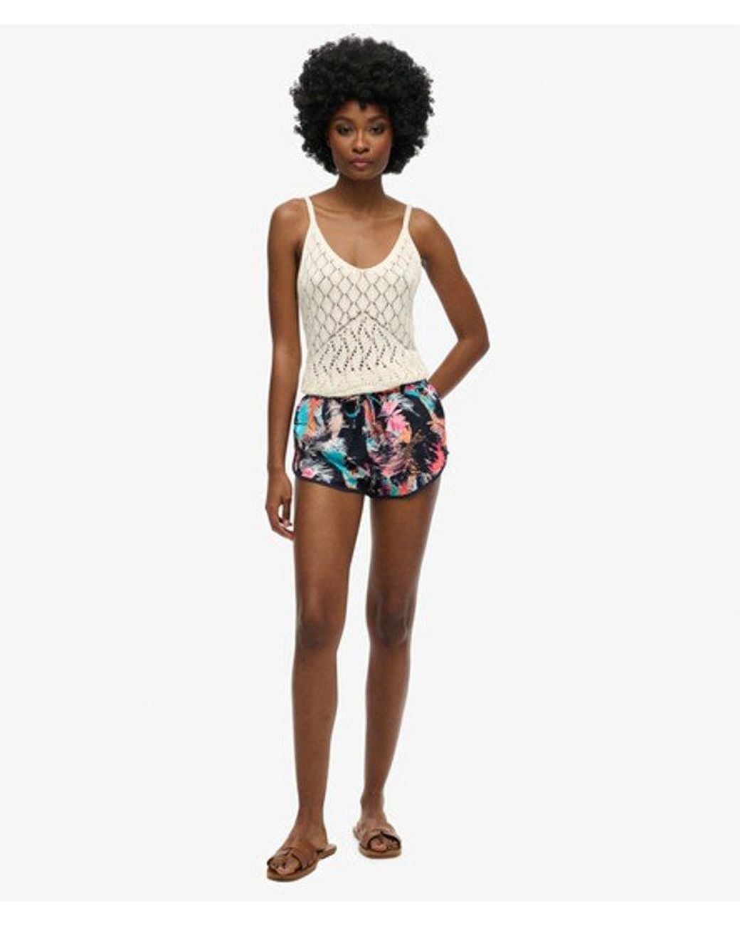 Superdry White & Co Printed Beach Shorts