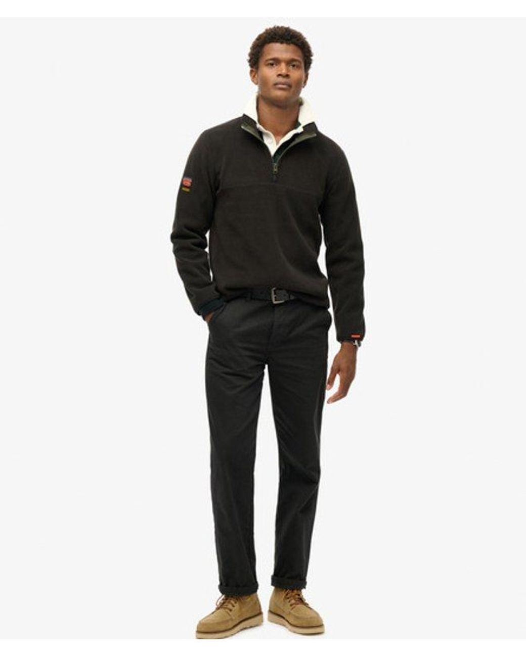 Superdry Black & Co Active Half Zip Fleece for men