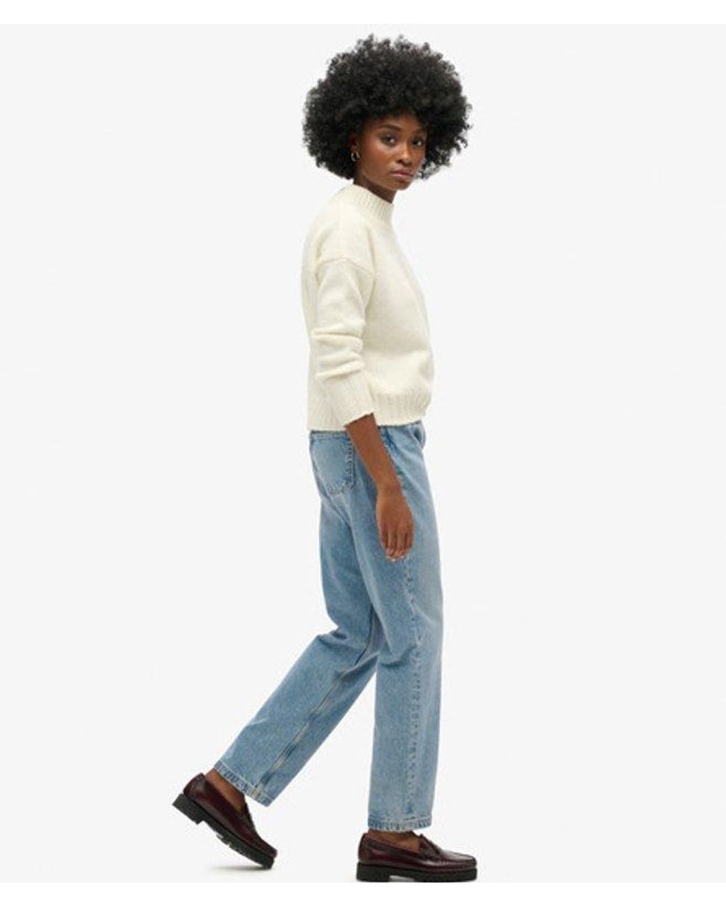 Superdry Blue & Co Mid Rise Straight Leg Jean