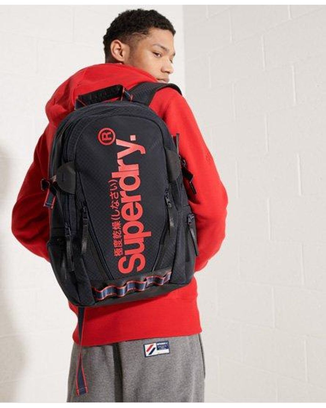 Superdry Combray Tarp Backpack in Navy (Blue) for Men | Lyst