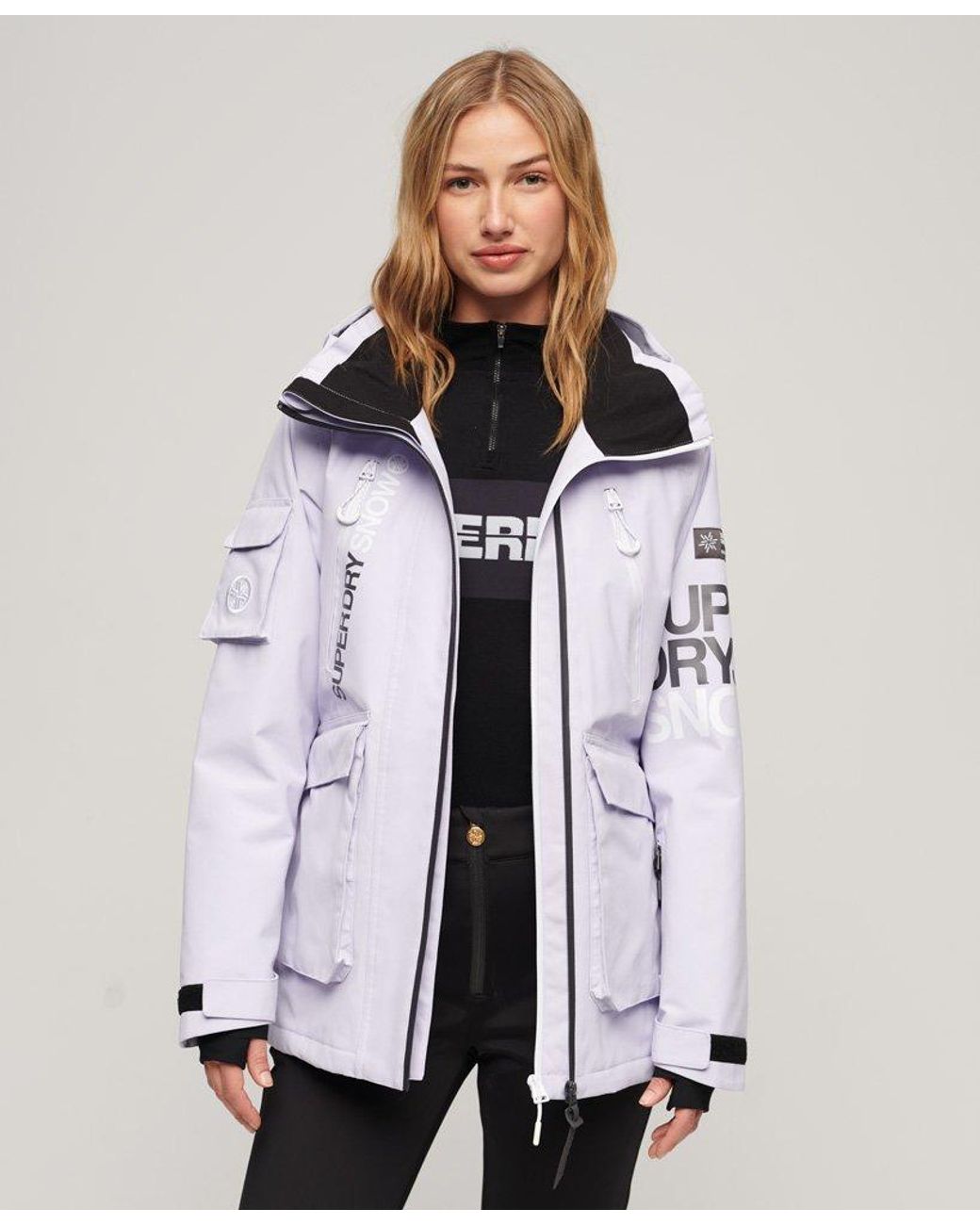 Superdry Sport Ultimate Rescue Ski Jacket in White | Lyst UK