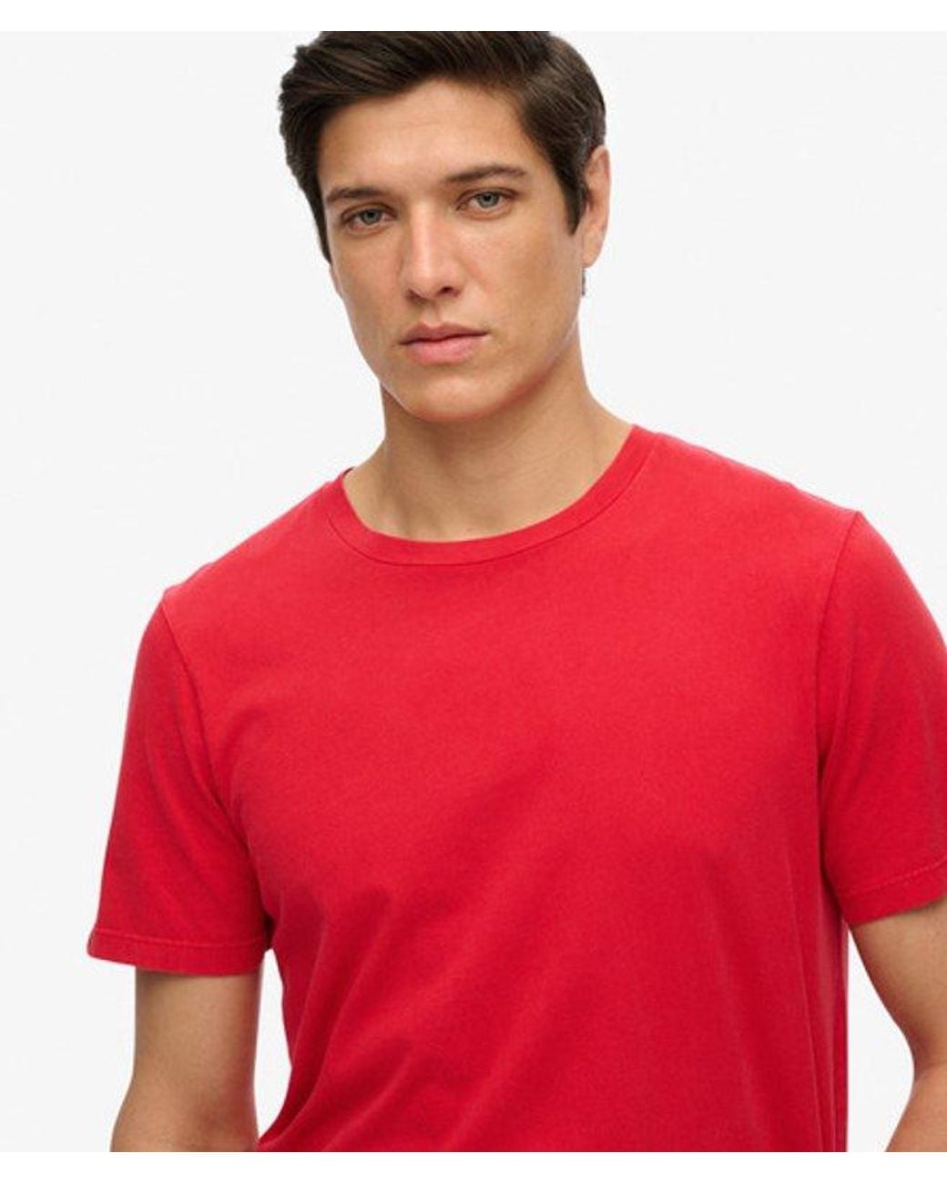 Superdry Red & Co Classic Essential T-shirt for men